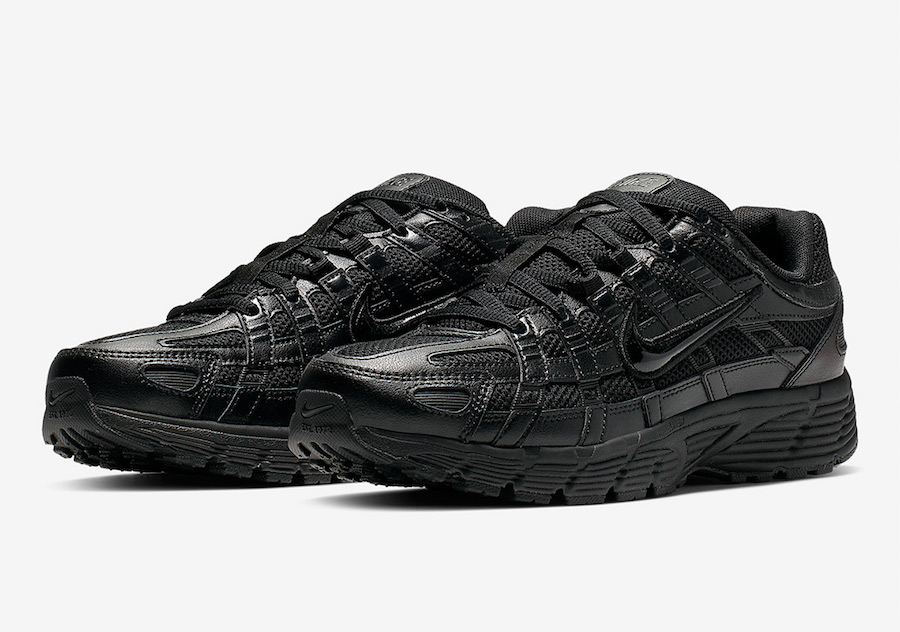 Nike P-6000 Triple Black — view 2