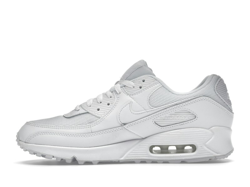 Nike Air Max 90 Recraft Triple White — view 4