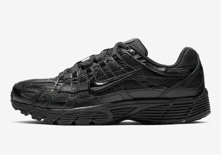 Nike P-6000 Triple Black — view 3