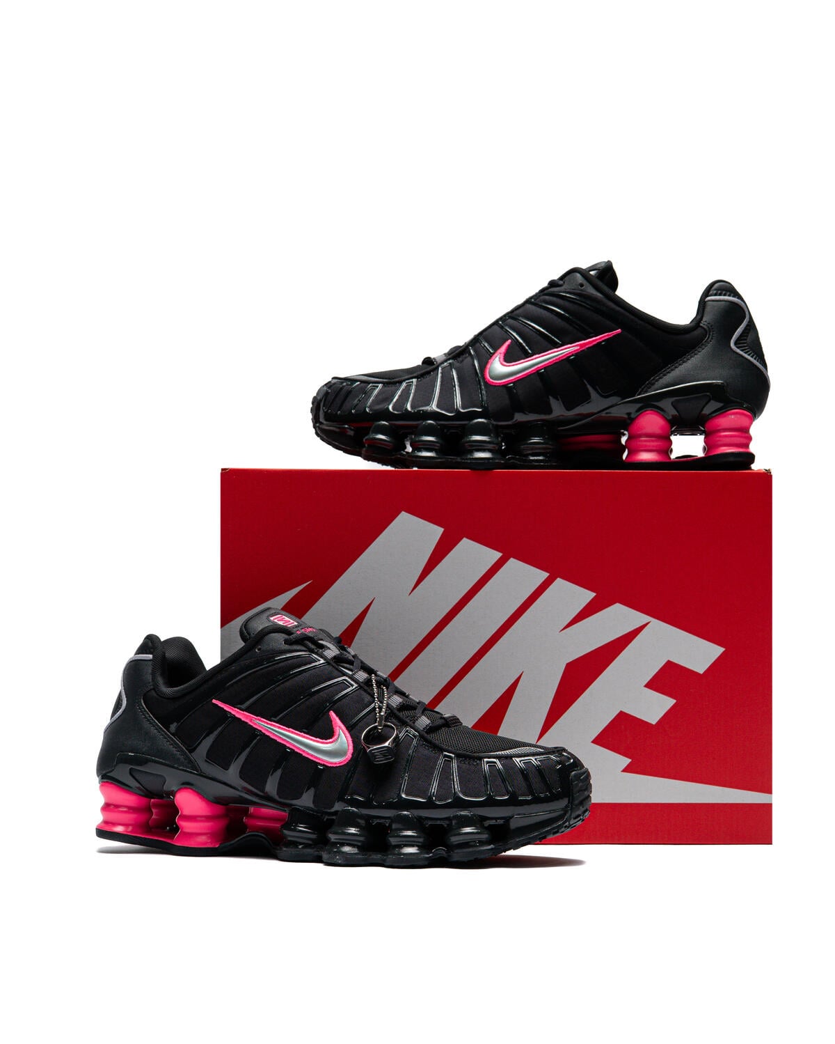 Nike Shox TL Off Noir Hyper Pink Metallic Silver — view 5